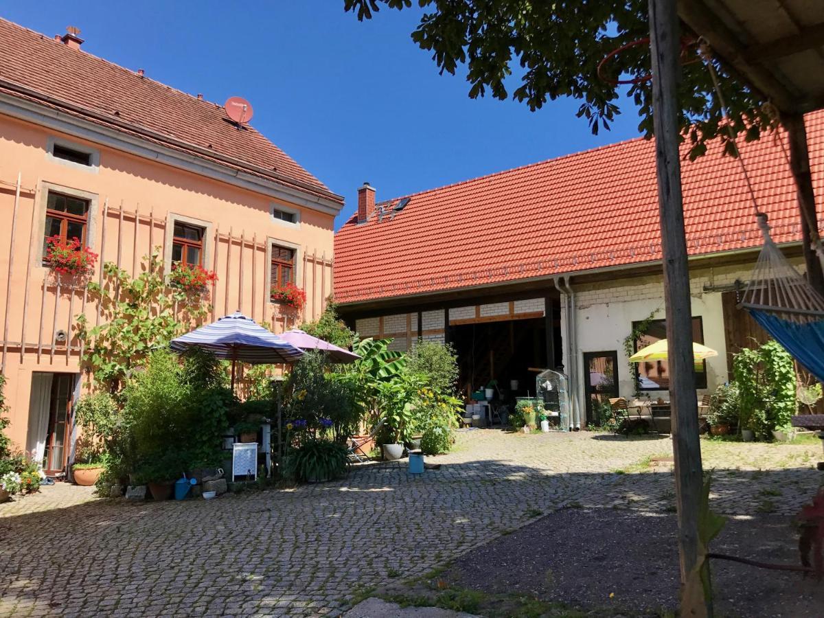 Ferienwohnung Alter Bauernhof Dresden Exteriör bild